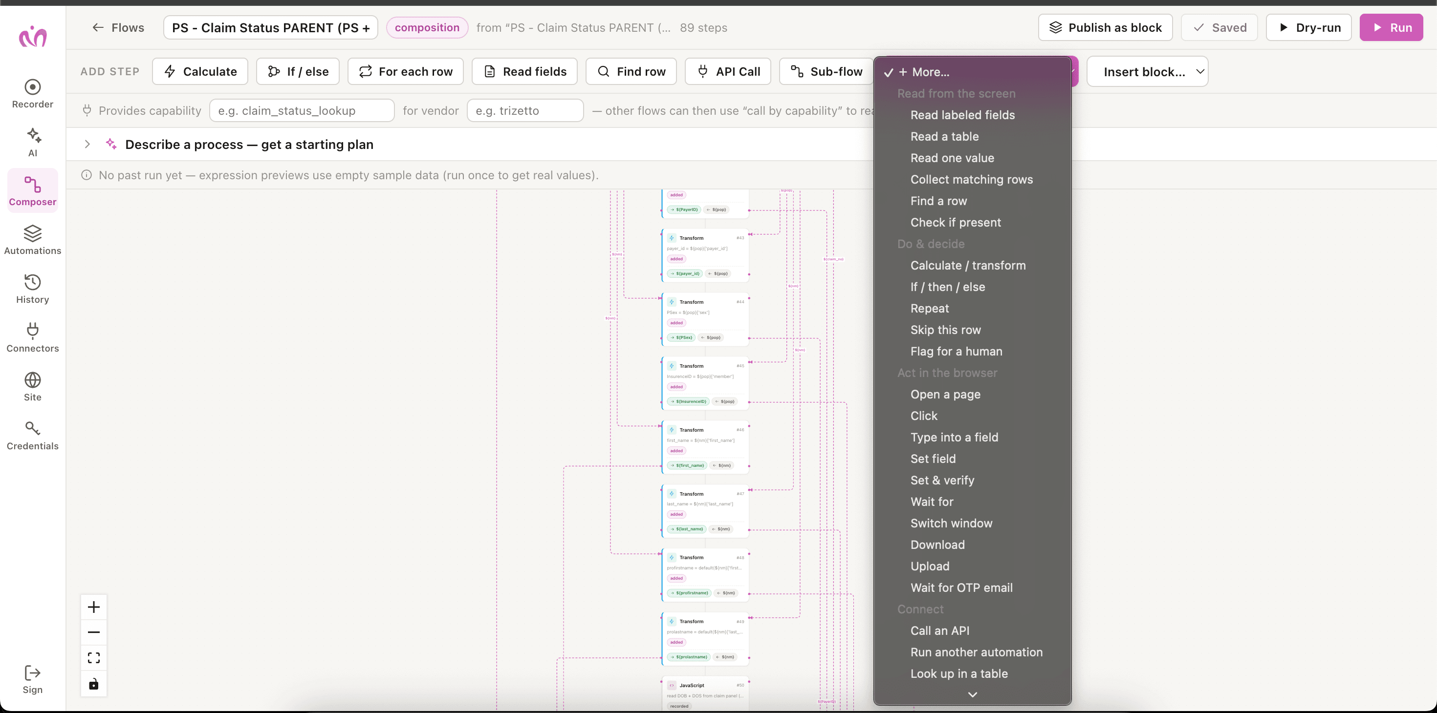 Over 40 finalized automations for real revenue-cycle workflows