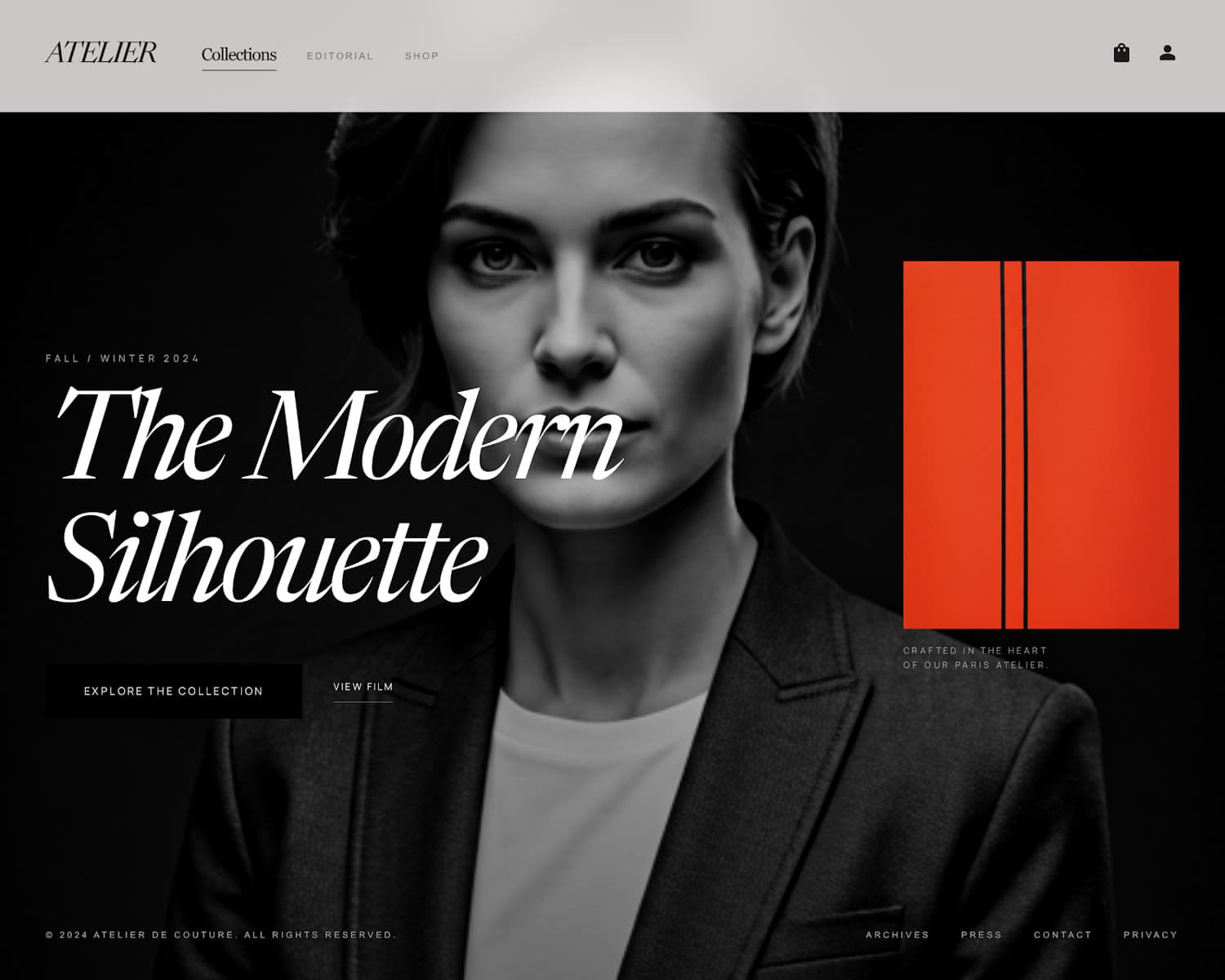 Editorial storefront, Fall / Winter 2024
