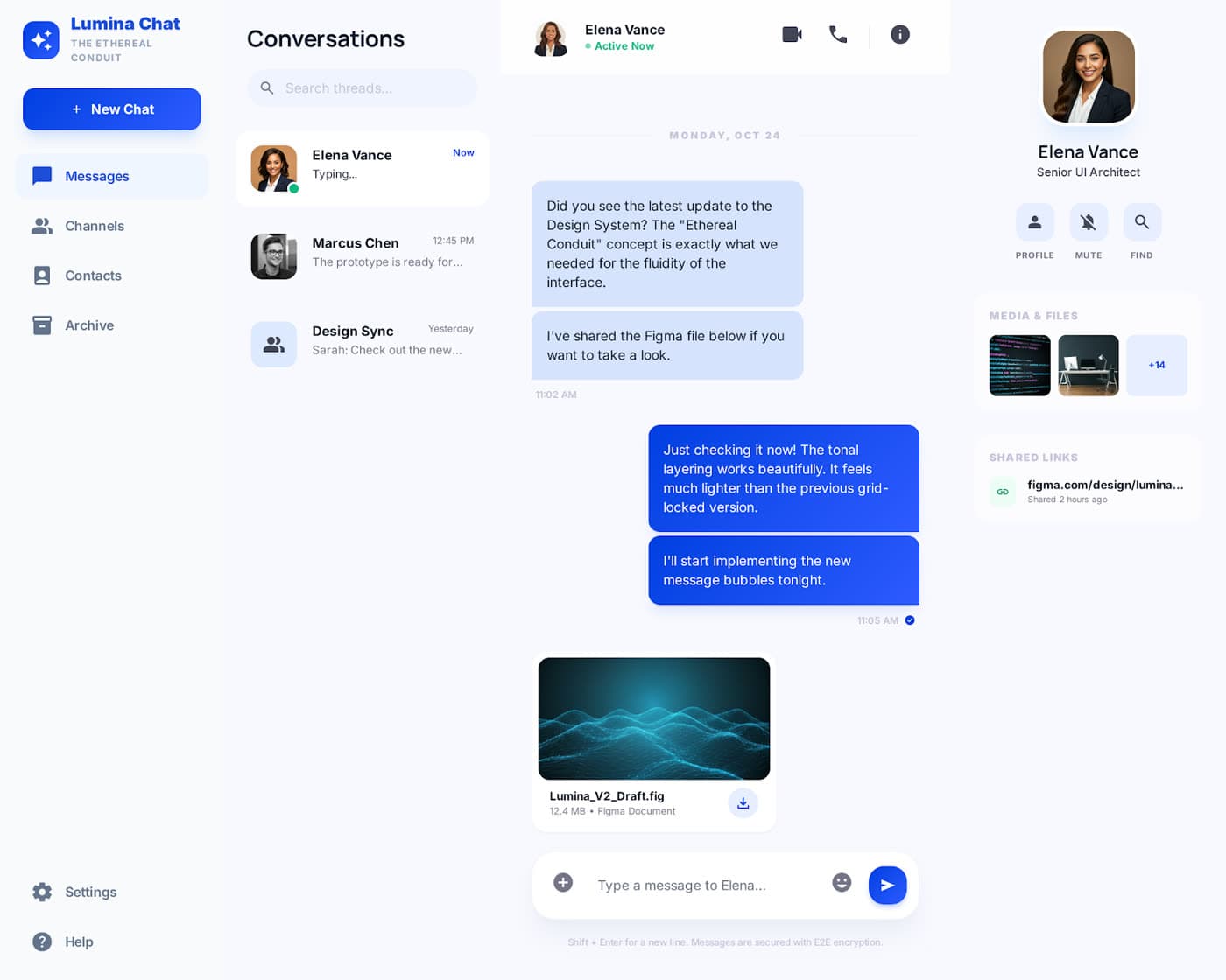 Active conversation