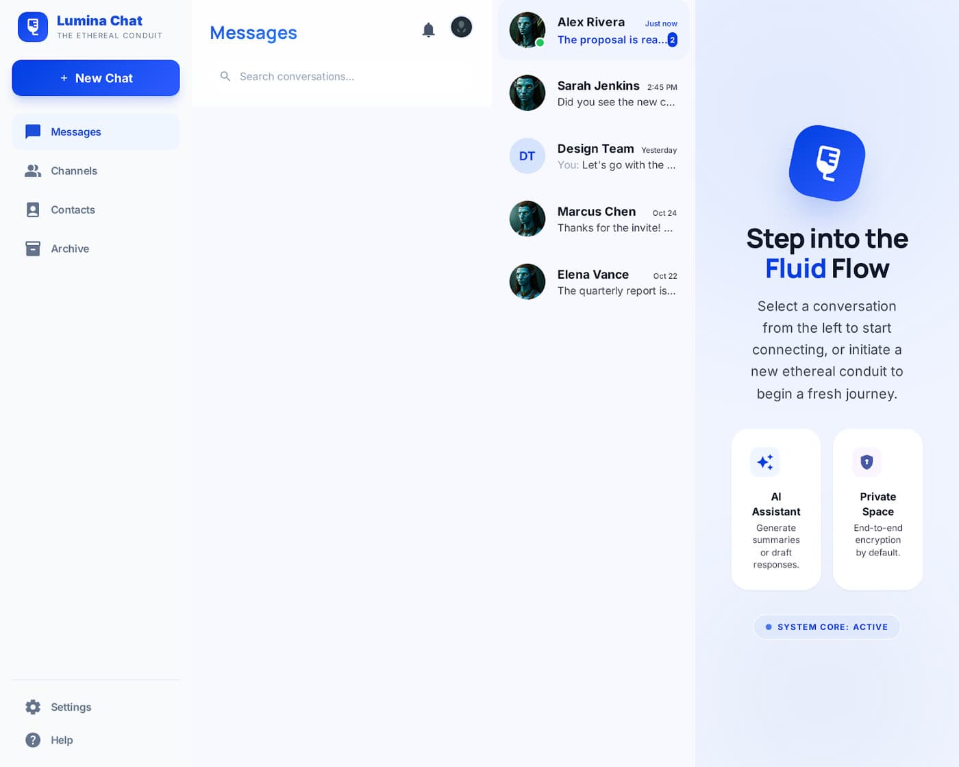 Conversation list